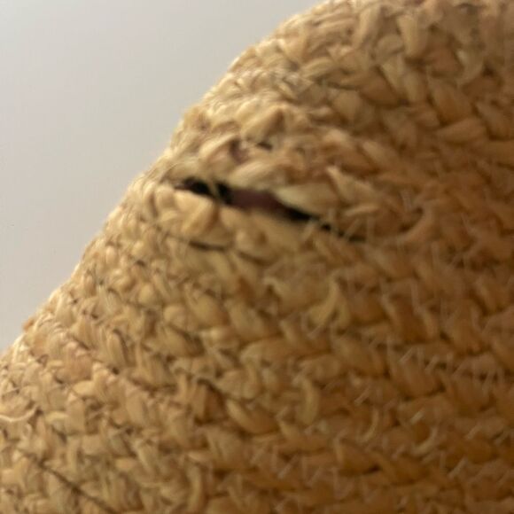 Zadig & Voltaire Initiale Woven Jute Tote FLAWED - Picture 11 of 14